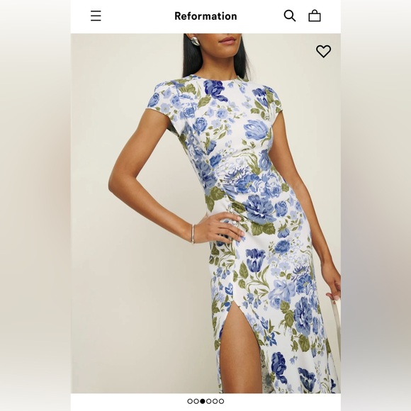 Reformation Frasier Dress; size 4 (NWOT) - Picture 4 of 9